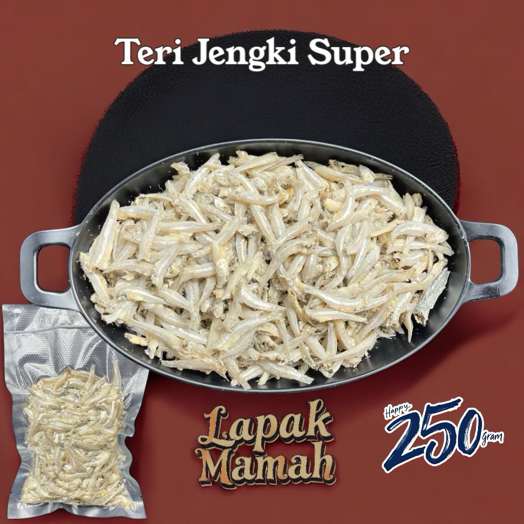 

BEST SELLER IKAN TERI JENGKI SUPER - TERI REBUS LAPAK MAMAH