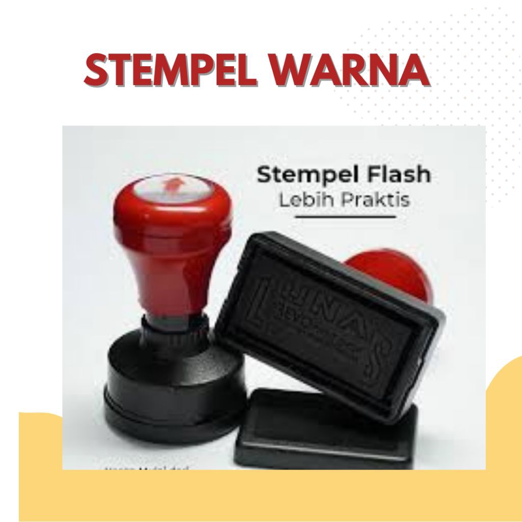 

STEMPEL WARNA ATAU STEMPEL OTOMATIS SEHARI JADI