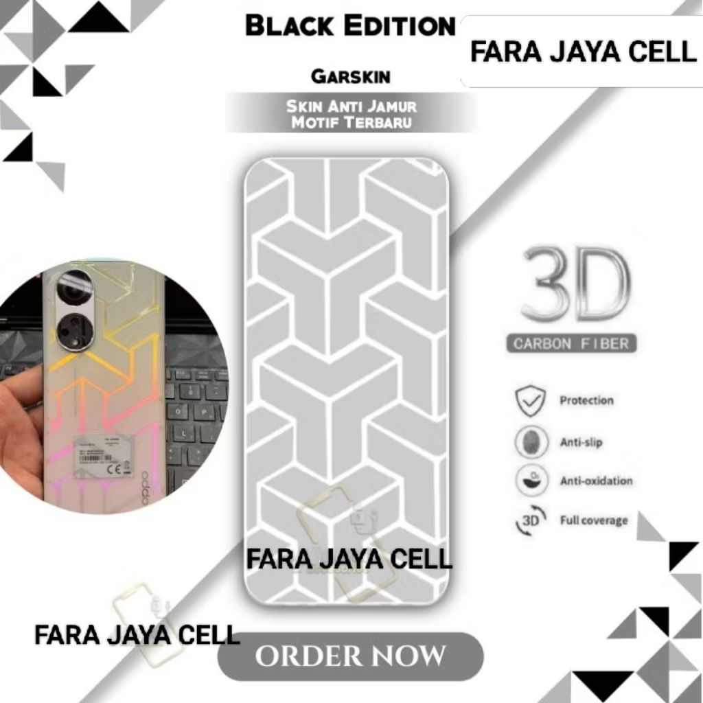 Garskin Anti Jamur OPPO A5/A9 2020/A7/A5S/F9/A12/A11K/A3S Pelindung Belakang HP Pengaman Dari Jamur