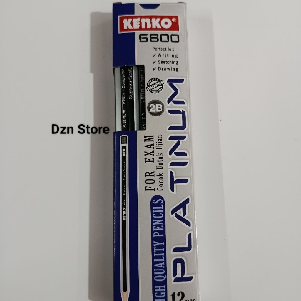 

SELUSIN (12 PCS ) Pensil 2B Kenko Platinum 6800