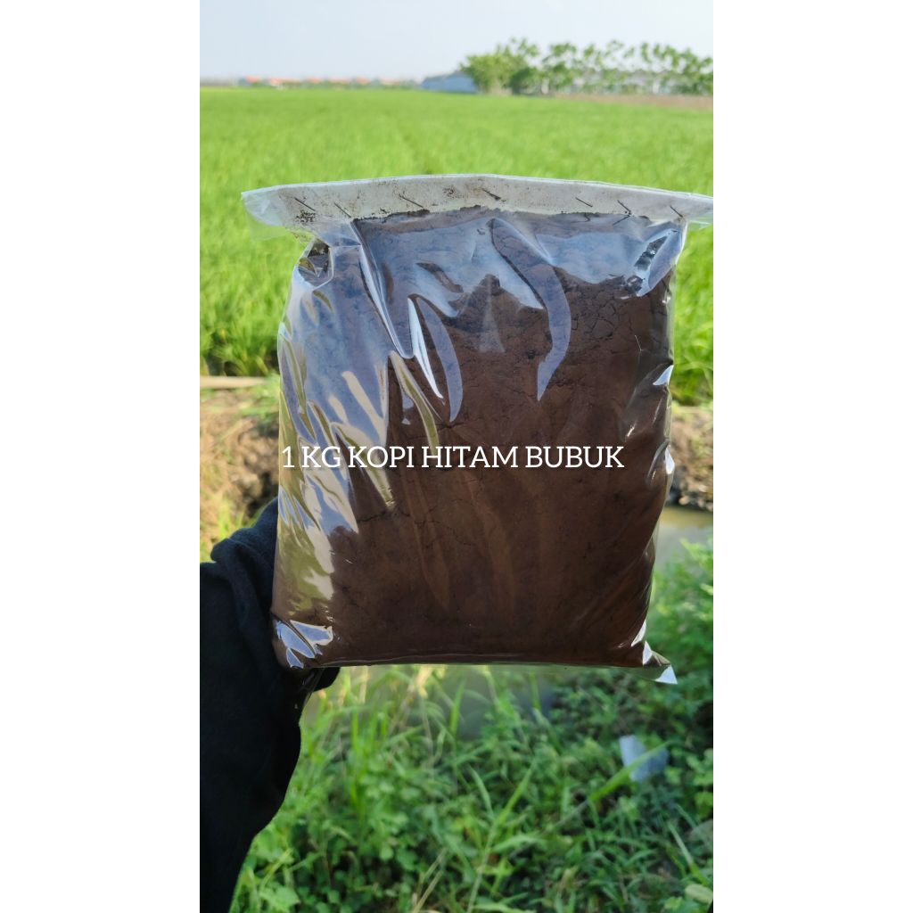 

1 Kg Kopi Hitam Bubuk Robusta Kiloan Murah Asli - Kopi Serbuk Giling
