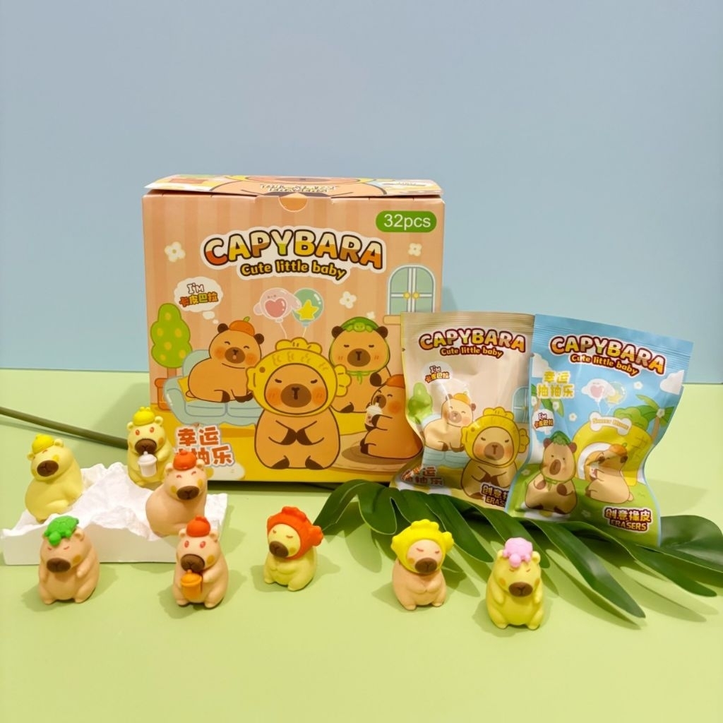 

Blind box penghapus capybara. penghapus capybara. Eraser capybara. Mystery box penghapus. Mystery Bag capybara