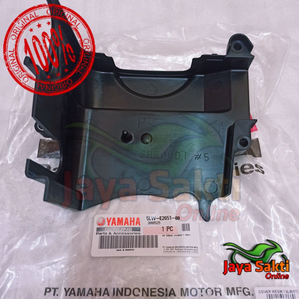 COVER TUTUP MESIN 1 KIRI MIO KARBU SOUL KARBU NOUVO FINO KARBU ASLI YAMAHA