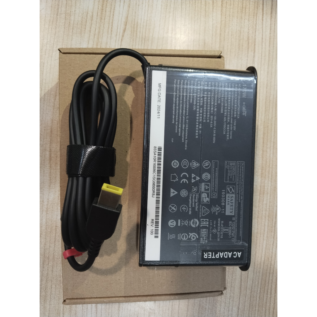 Charger Lenovo - Adaptor Original LENOVO 20V 8.5A Plug USB