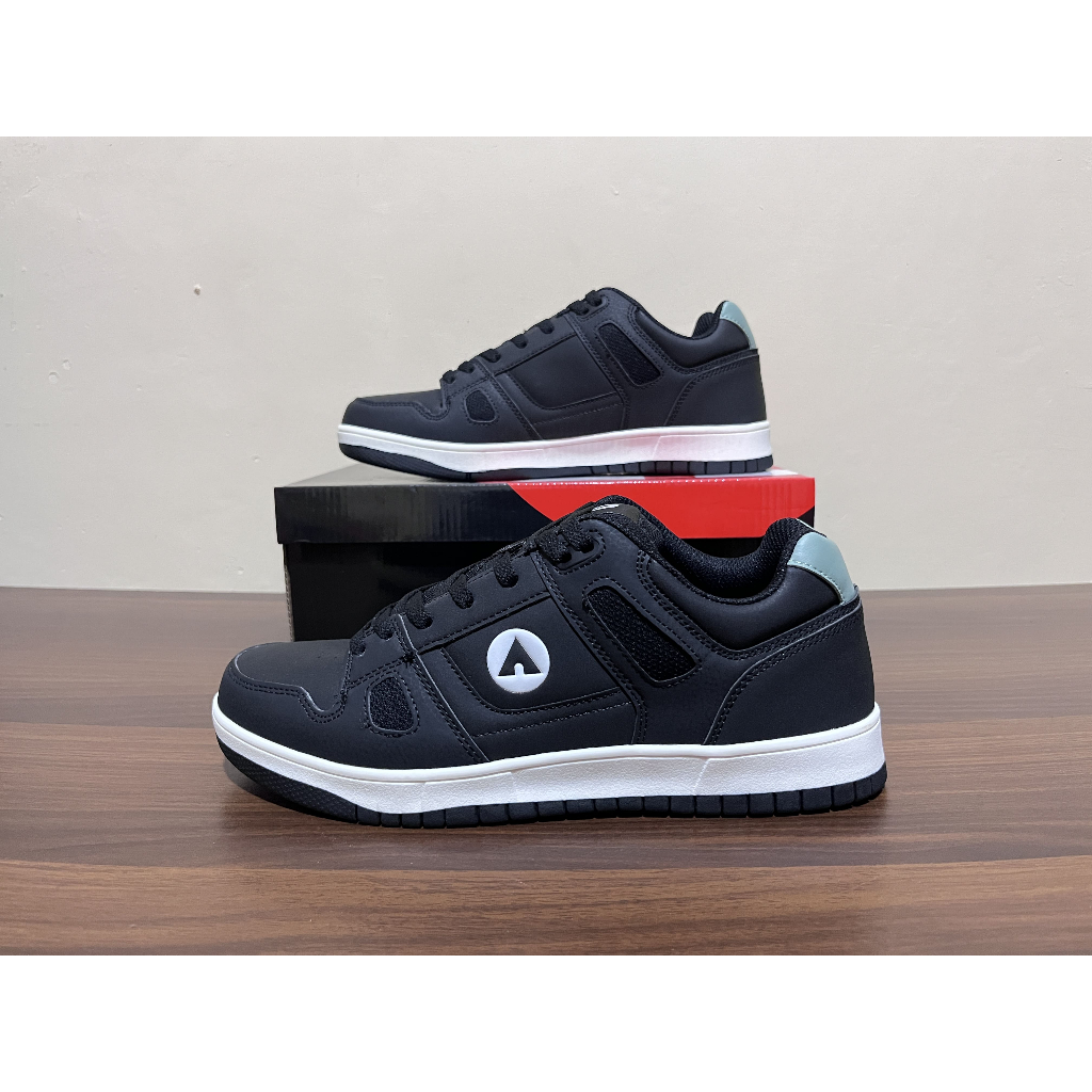 Sepatu sekolah casual sneakers Pria Airwalk Chad Black Hitam Original