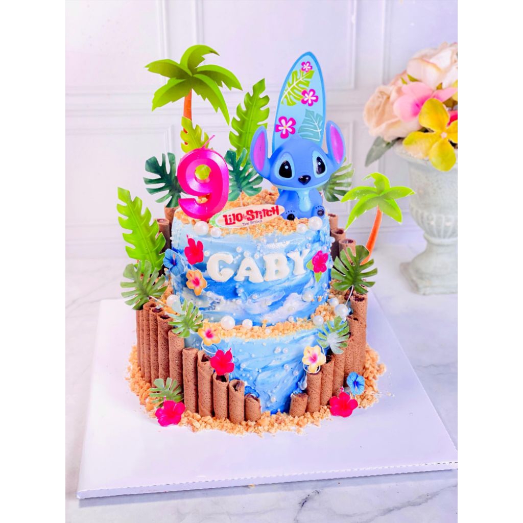 

cake ulang tahun birthday lilo and stich
