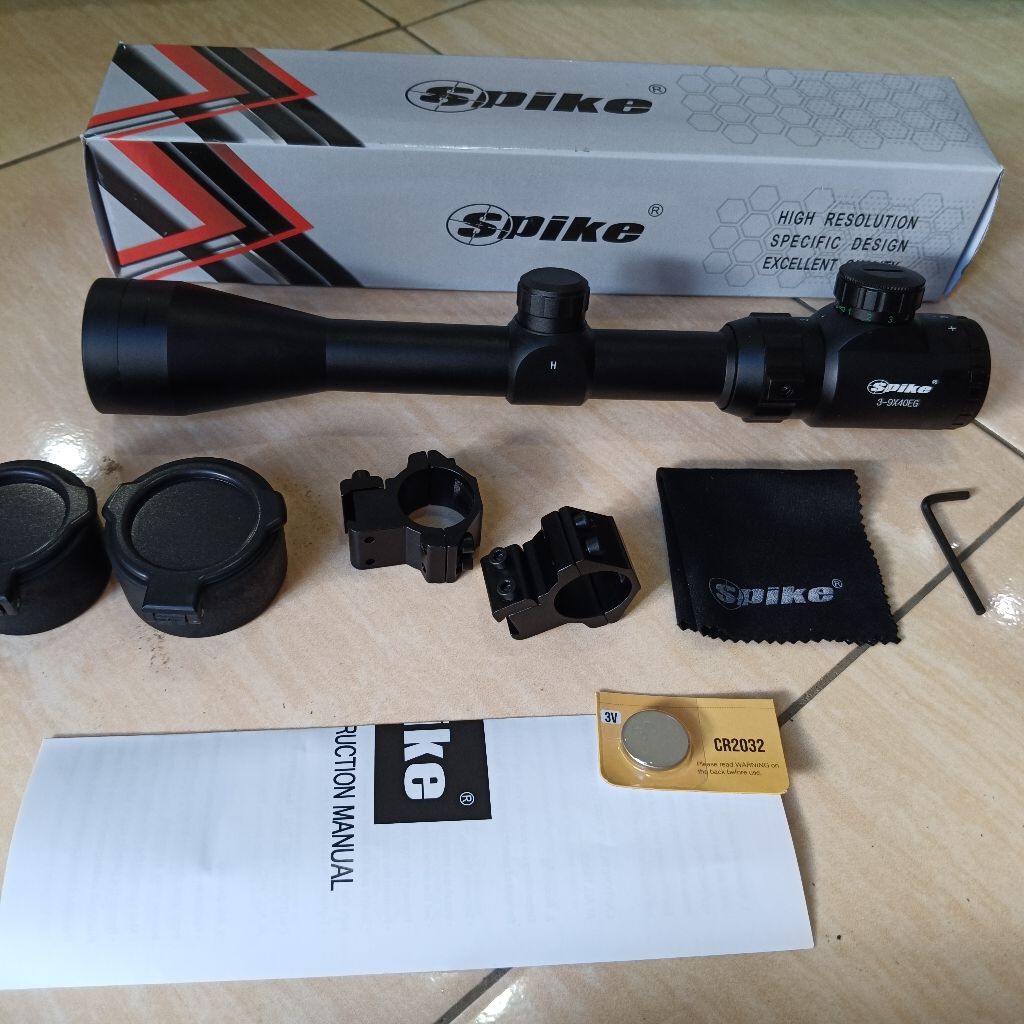 Telescope spike 3-9x40 eg number