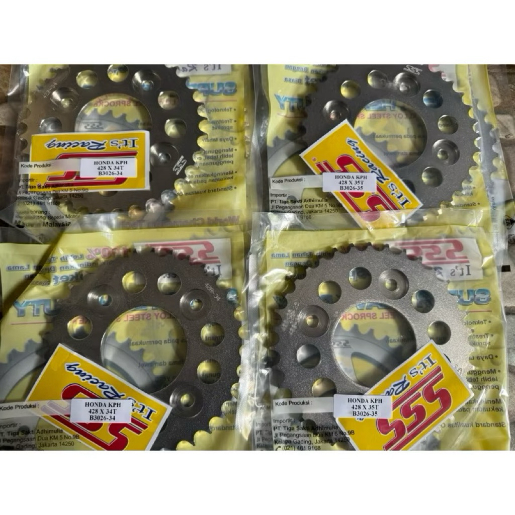 Gear sss Gear belakang 428 Supra Grand legenda Honda win original sss racing