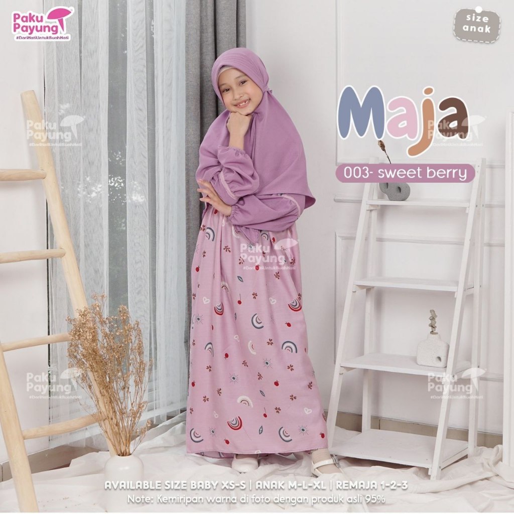 Paku Payung Set Gamis Anak Maja