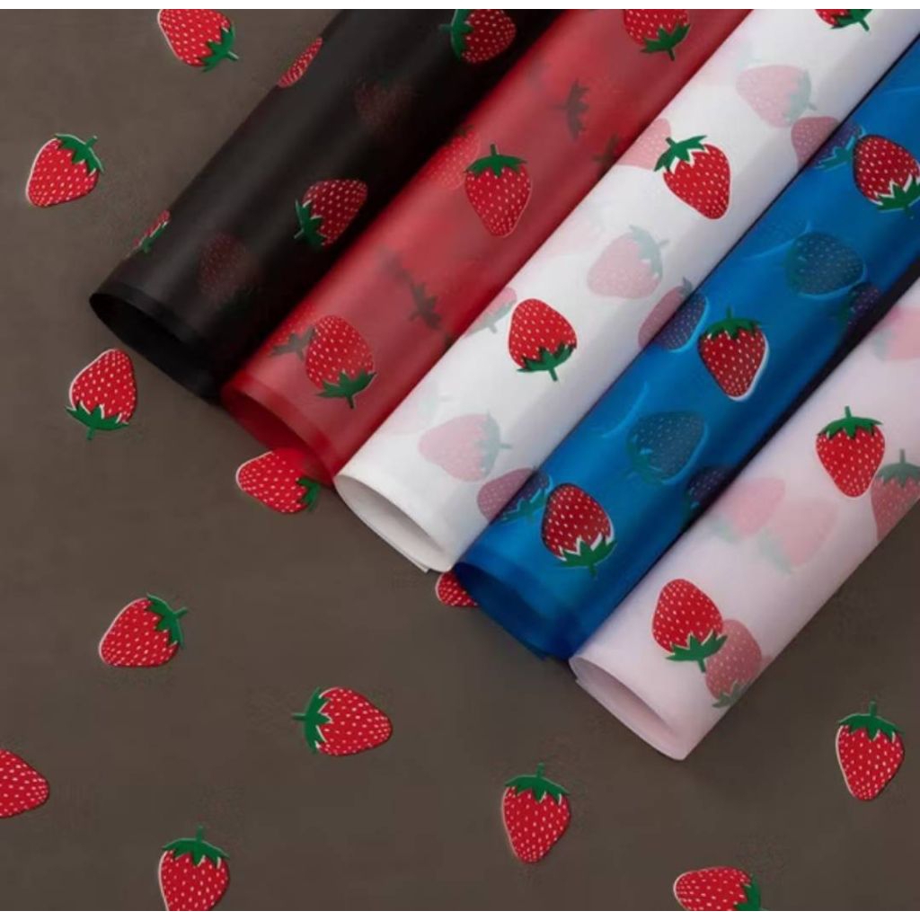 

Wrapping Paper Motif Strawberry_Kertas Motif Hello Kitty_Wrapping Paper Kertas List Motif Cherry