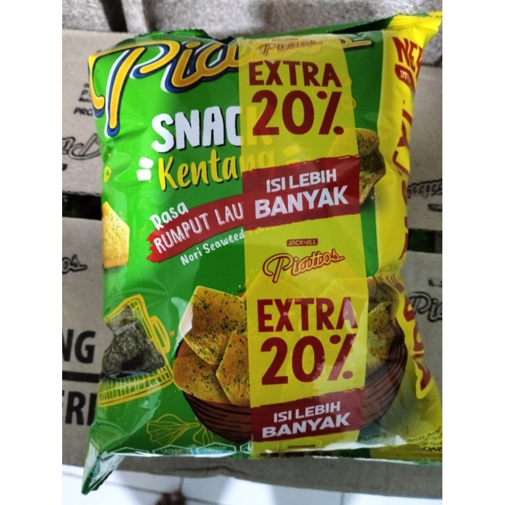 

piatos snack 68g (rasa rumput laut dan sapi panggang) Cemilan