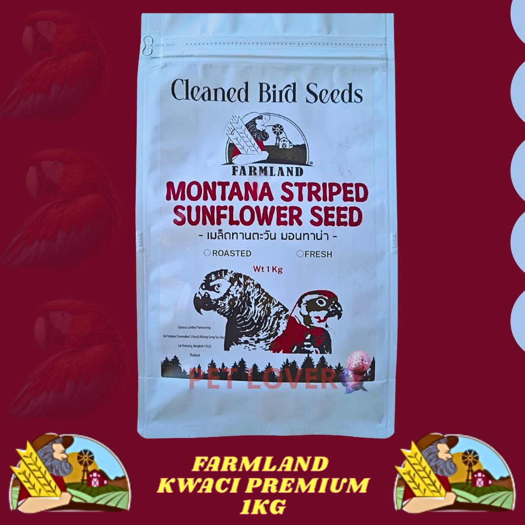 

Farmland Kwaci Premium Parrot Paruh Bengkok 1kg