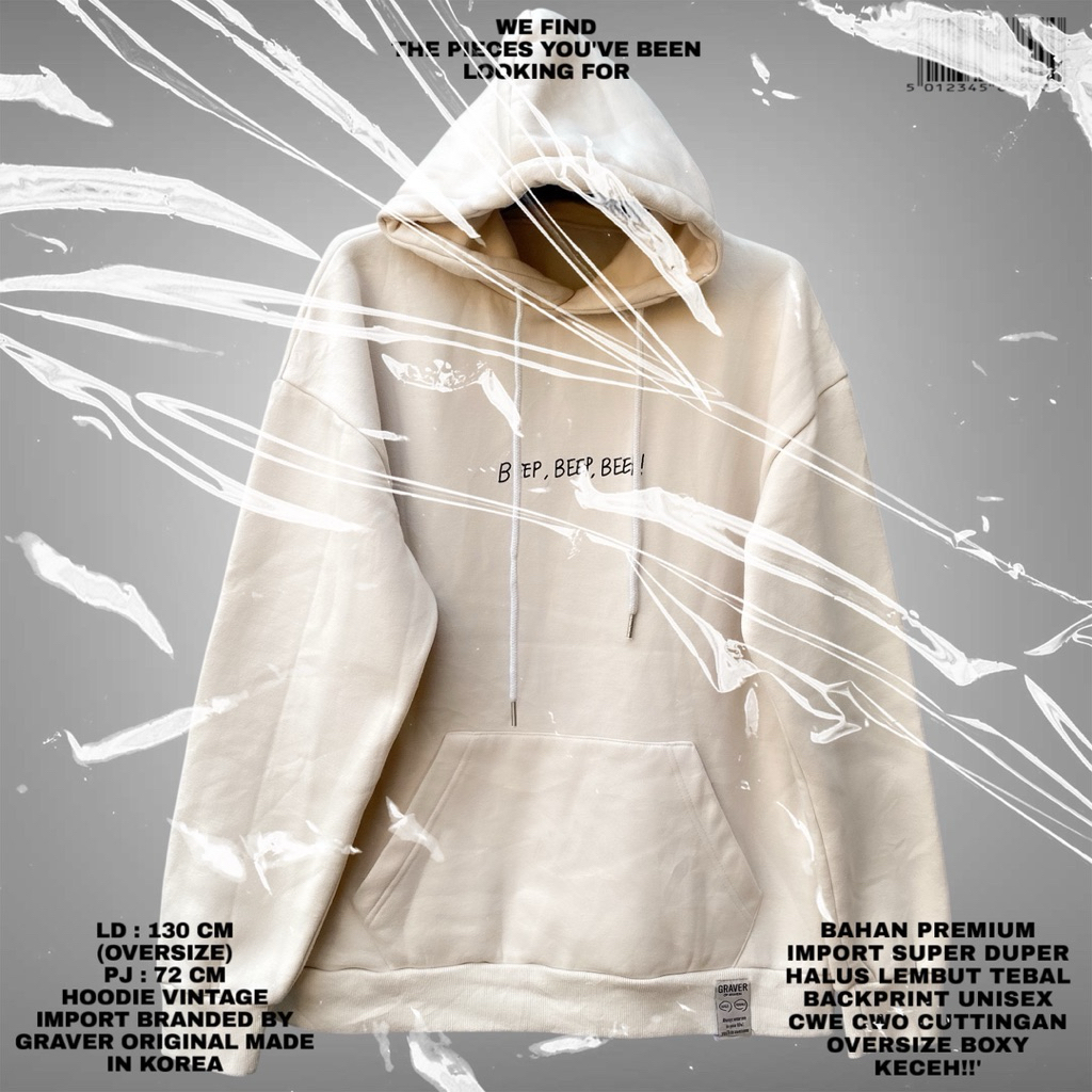 GRAVER ORIGINAL/ HOODIE IMPORT PREMIUM/GAVER HOODIE/OVERSIZE HOODIE KOREAN STYLE/HOODIE KOREAN LOOK/