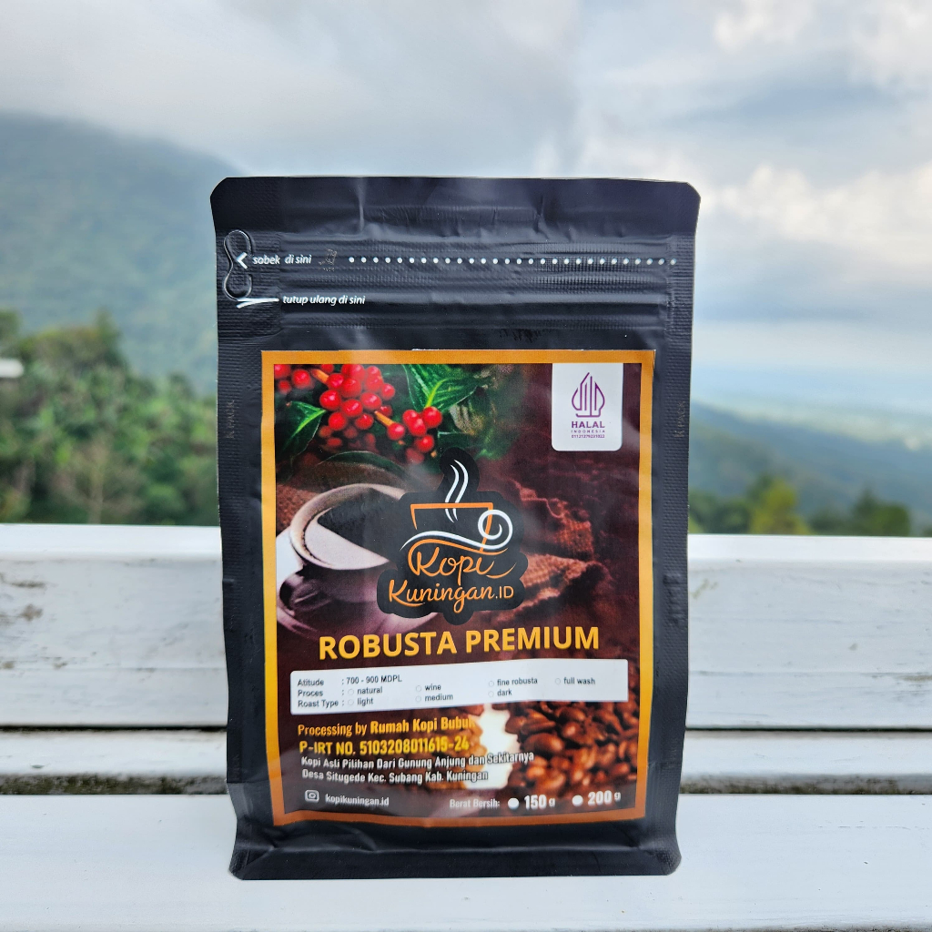 

Kopi Robusta Premium Specialty Java Kuningan 100% Tanpa Campuran