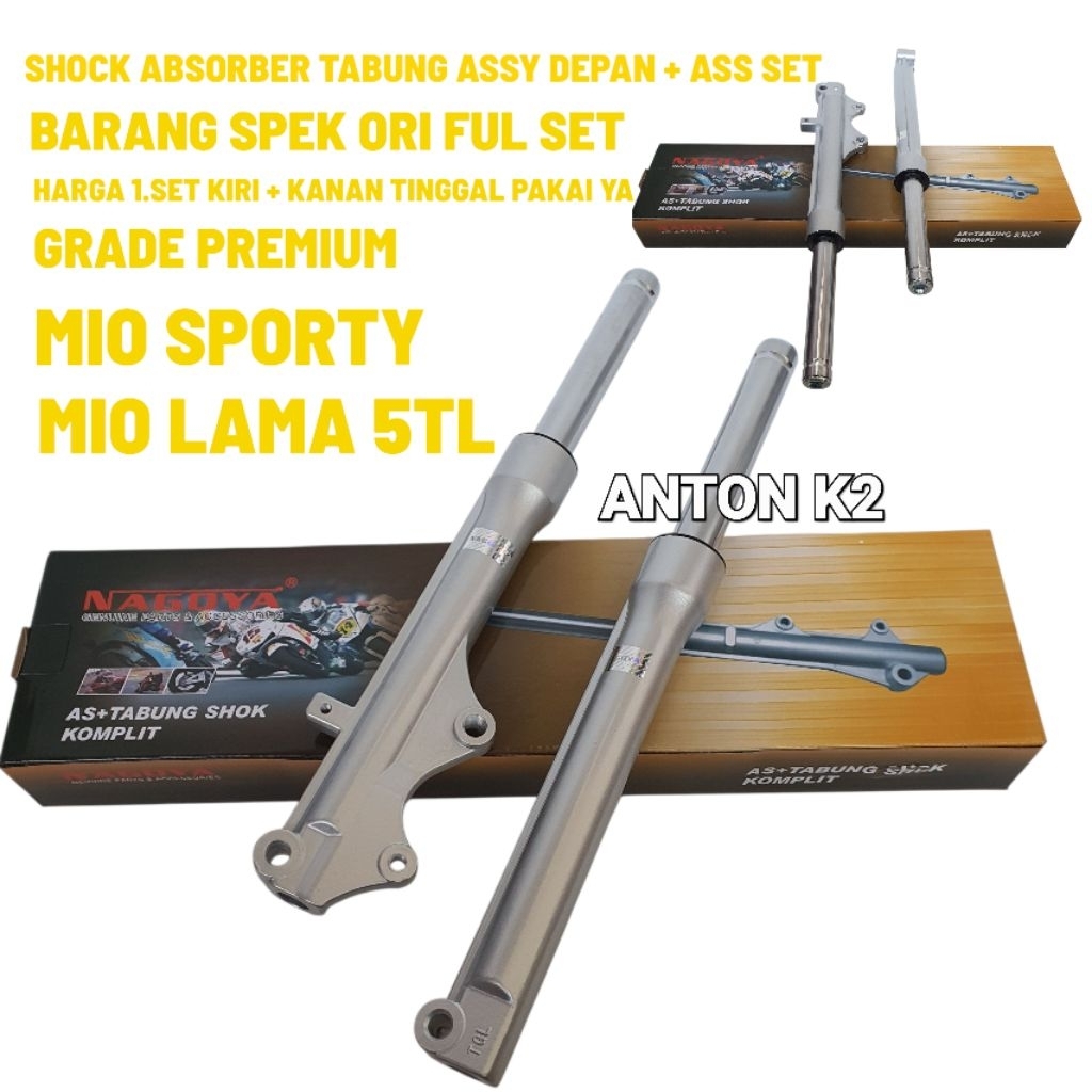 SHOCK BREAKER DEPAN/ABSORBER SHOCK TABUNG DEPAN STANDAR ORI MOTOR MIO SPORTY/MIO LAMA/MIO 5TL