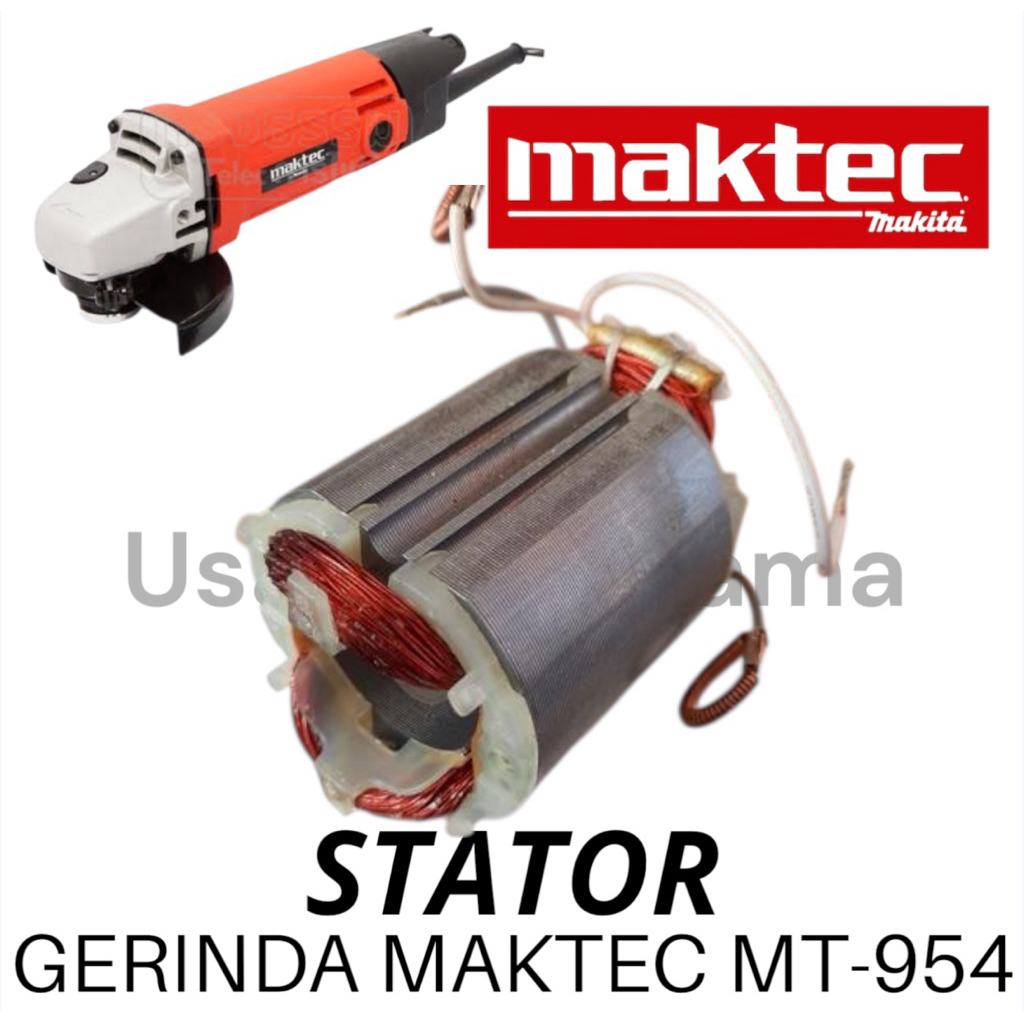 STATOR MT954 GERINDA MAKTEC HEAVY DUTY / SEPUL TEMBAGA MT-954 GERINDA MAKTEC