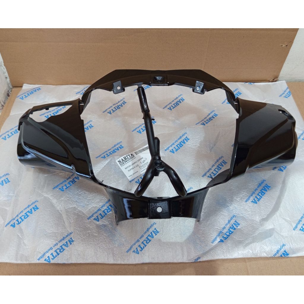 Cover Batok kepala depan honda supra x 125 new batok depan supra x 125 batman 2007-2013 hitam