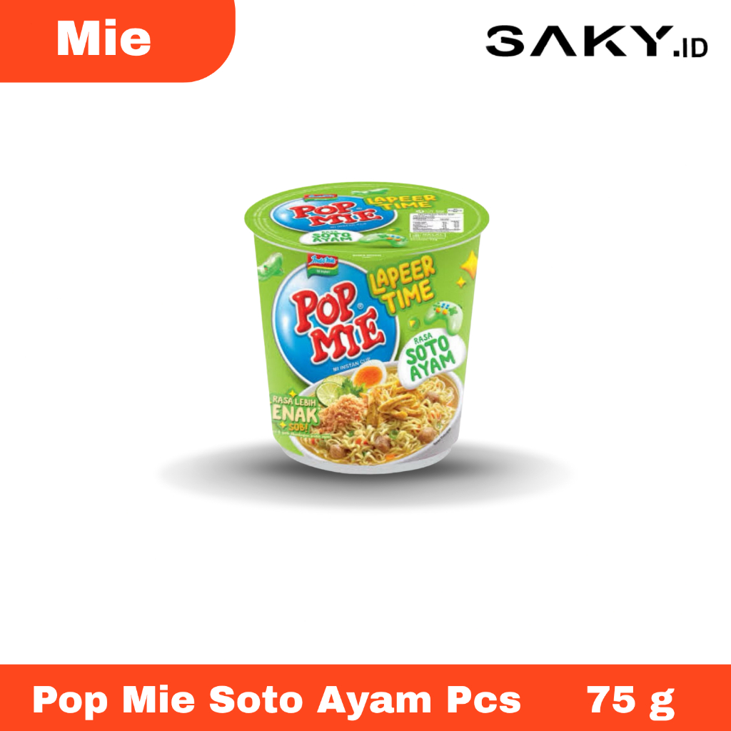 

Pop Mie Soto Ayam Lapeer Time Pcs