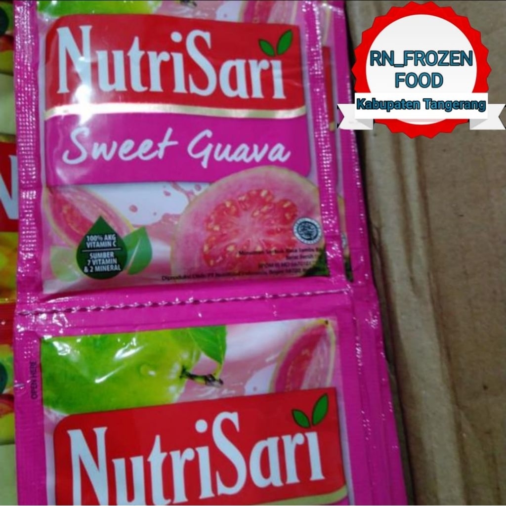 

NUTRISARI SWEET GUAVA | 1 RENCENG ISI 10 SACHET