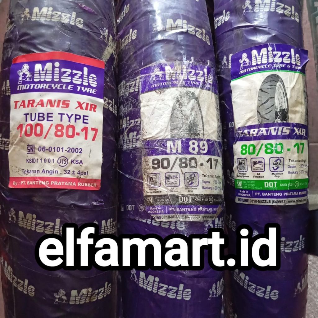 Ban Mizzle 80 80 17 90 80 17 100 80 17 Taranis XIR M89 Tubetype Stok Lama