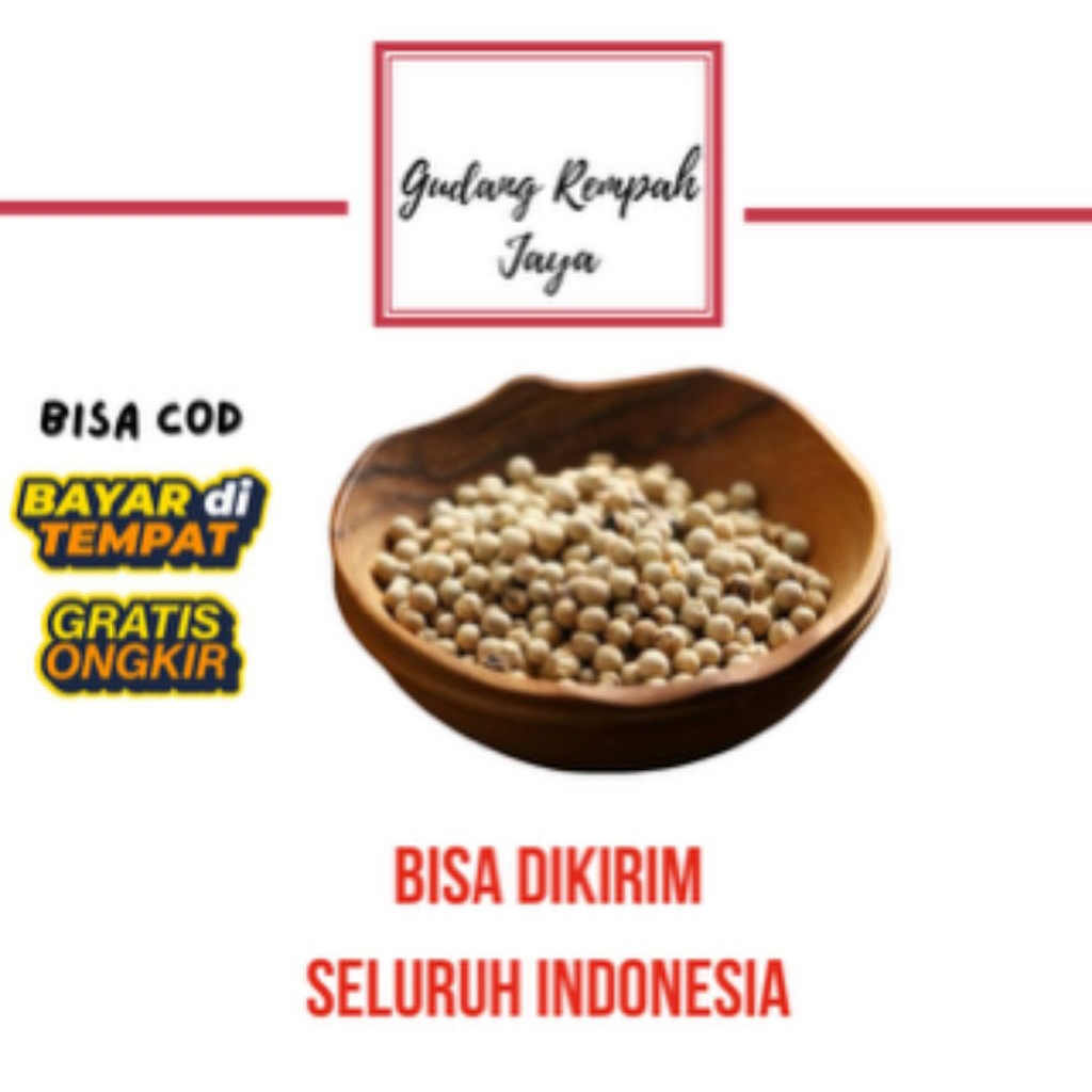 

LADA PUTIH MERICA PREMIUM 100g (BISA KIRIM SELURUH INDONESIA)