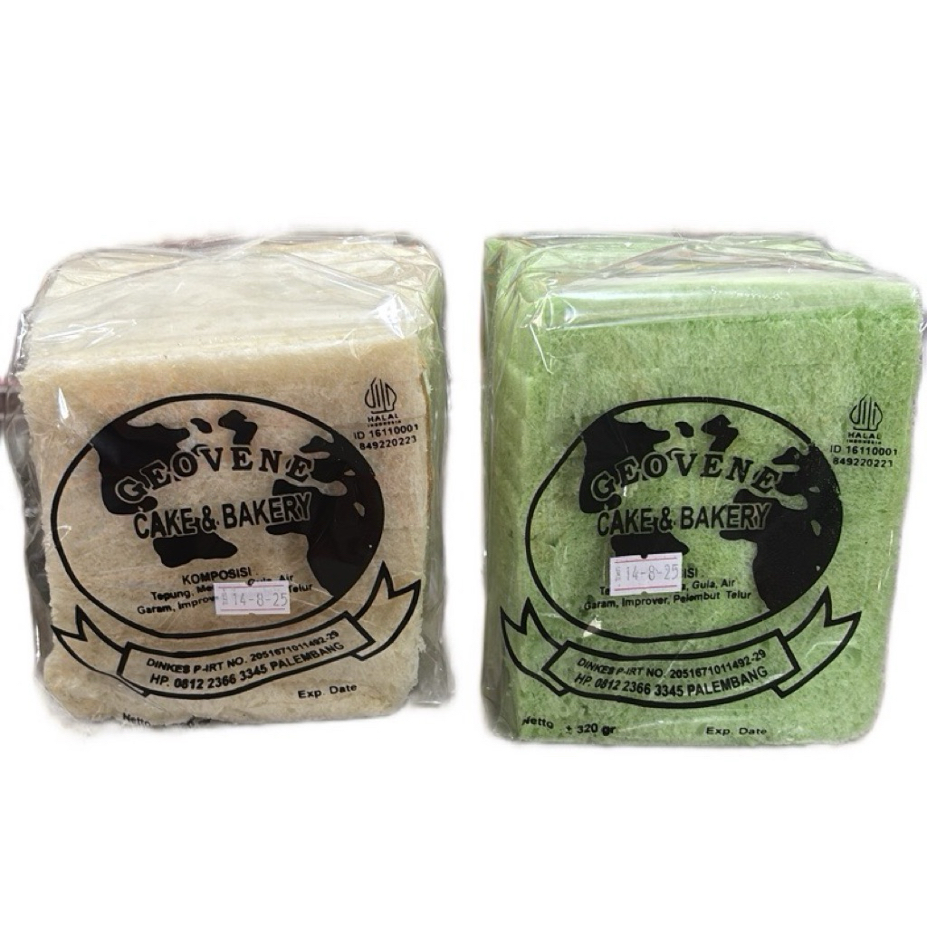 

ROTI TAWAR GEOVENE PUTIH/PANDAN