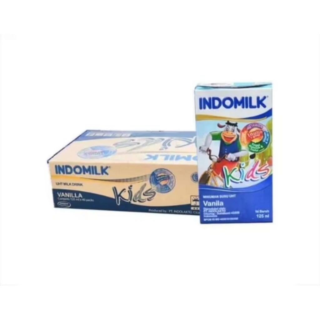 

susu indomilk kids karton susu uht 1dus isi 40 pcs