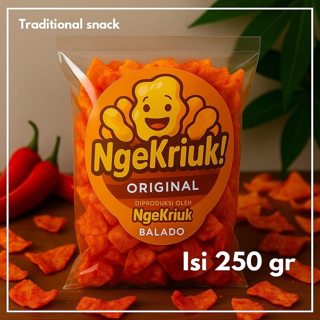 

NgeKriuk! Keripik Singkong Mangleng Balado 2500gr – Camilan tradisional Gurih & Renyah