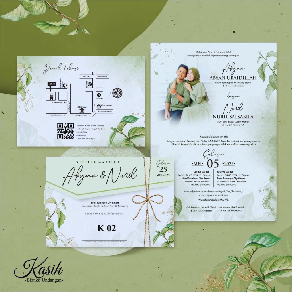 

UNDANGAN NIKAH MURAH FREE SETTING FILE TAMBAH FOTO