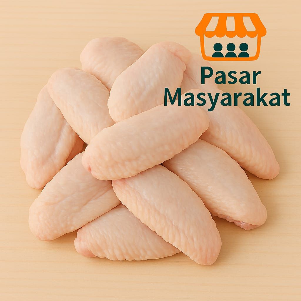 

Sayap Ayam Boiler 1 Kg Pasar.Masyarakat