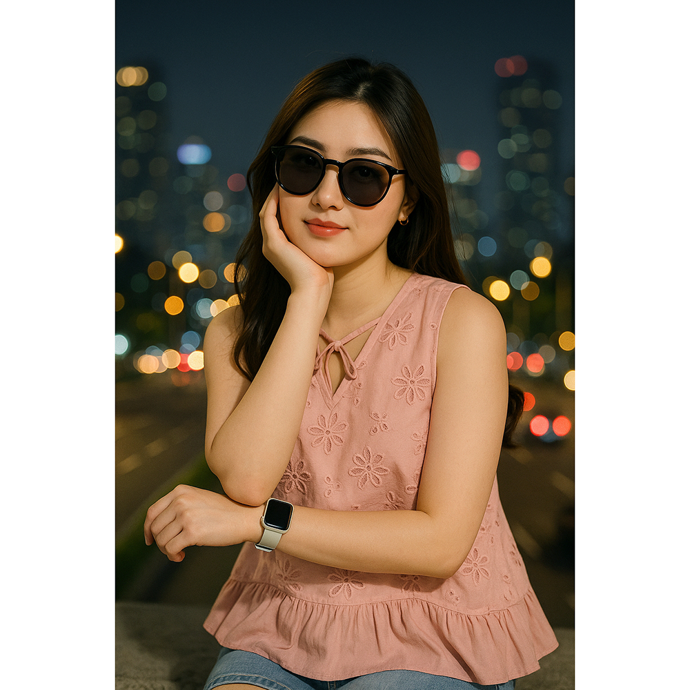 Blus Pink Boutique sultan mewah terbaru asli Bangkok - Y406-157, 38