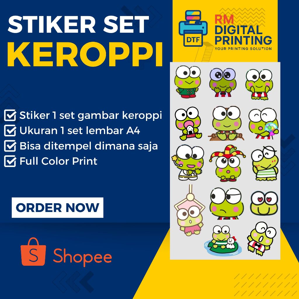 

Stiker set KEROPPI - Stiker UV tempel dimana saja