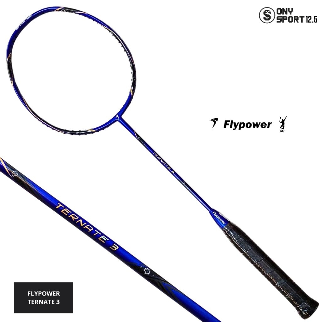 RAKET BADMINTON FLYPOWER TERNATE 3 100%ORI