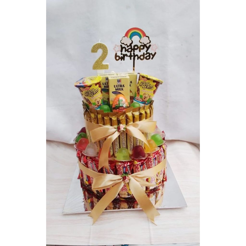 

Kue Ulang tahun Snack Bouqet/Buket Tower