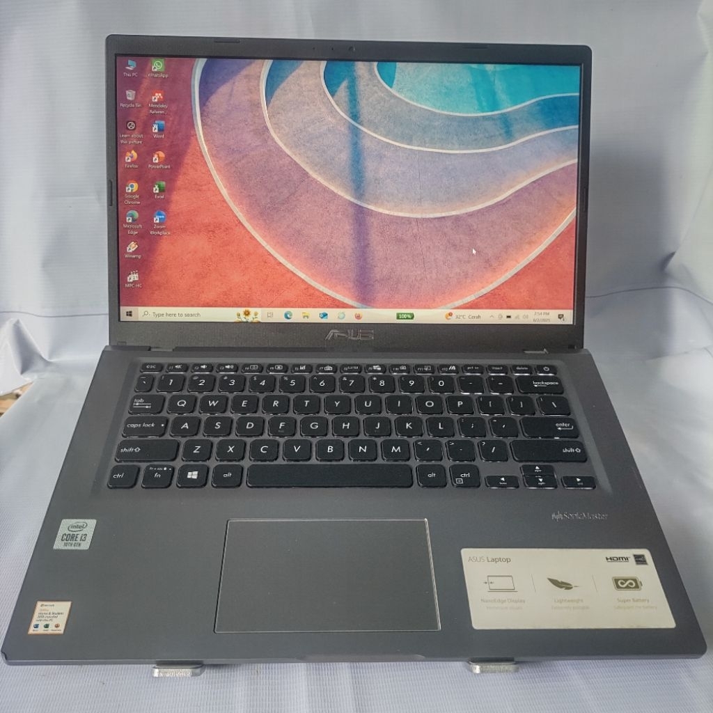 LAPTOP ASUS A416JA CORE I3-1005G1 RAM 8GB SSD 512GB 14" FHD KEYBOARD BACKLIGHT