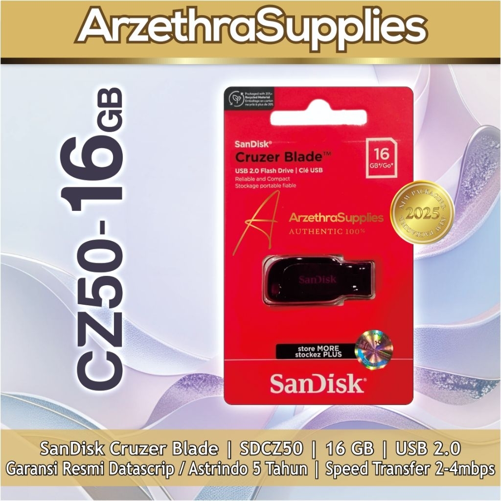 Flashdisk Sandisk Blade (CZ50) 16GB USB 2.0