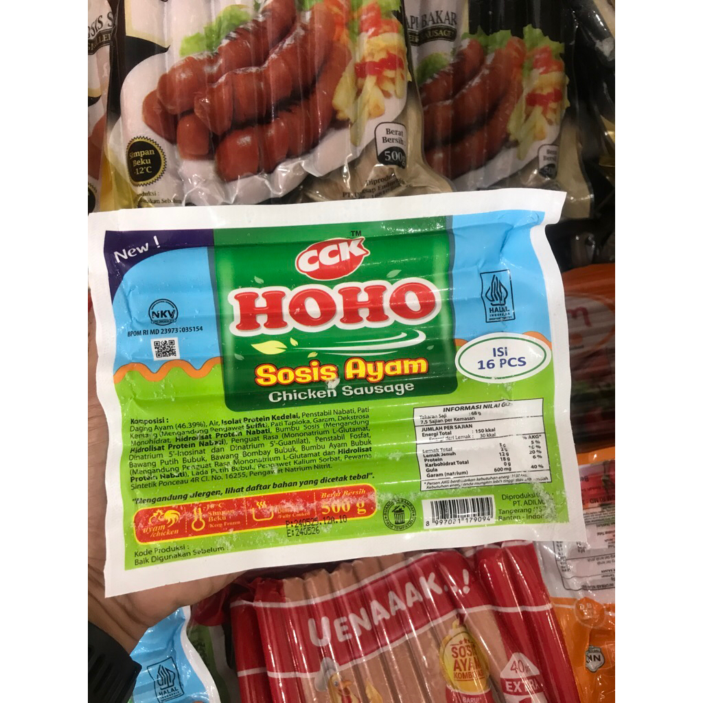 

SOSIS AYAM HOHO 500g