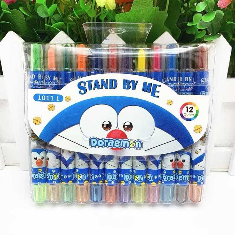 

Crayon Putar 12 Warna Motif Lucu / Peralatan Menggambar Mewarnai / Pena Krayon Bewarna Isi 12Pcs Alat Seni Lukis Anak