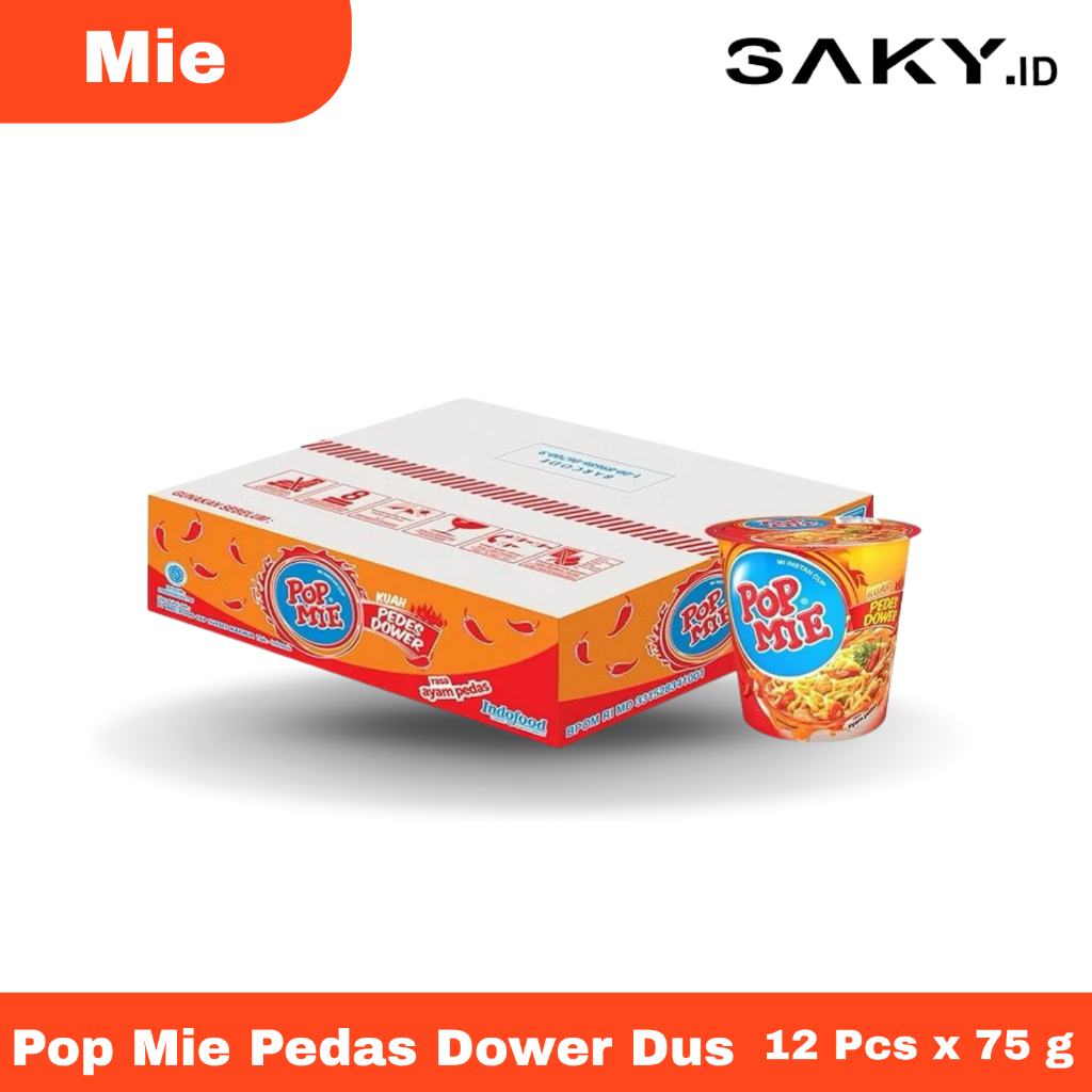 

Pop Mie Pedas Dower Dus Isi 12 Pcs