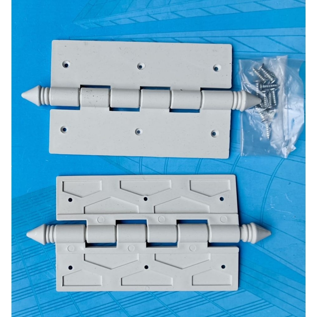 Engsel Pintu PVC / Engsel Pintu Kamar Mandi / Engsel Pintu Plastik