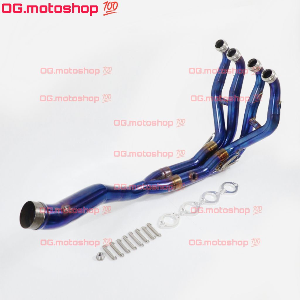 Header Leher Pipa Knalpot Kawasaki ZX6R ZX636 ZX6 Titanium By Prospeed