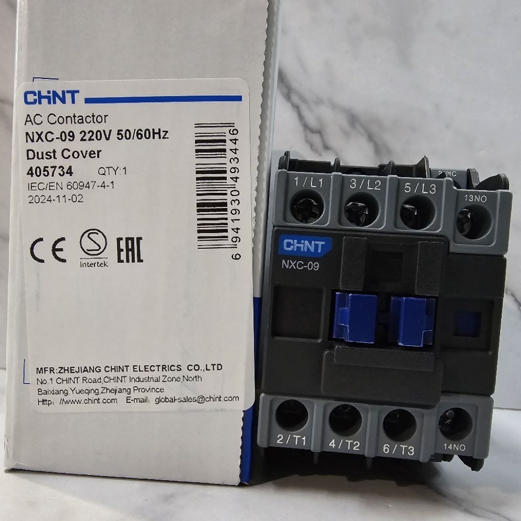 CHINT KONTAKTOR CONTACTOR 3PHASE 220VAC NXC-09 NXC-12 NXC-18 NXC-25 NXC-32 NXC-40 NXC-50 NXC-65 NXC-