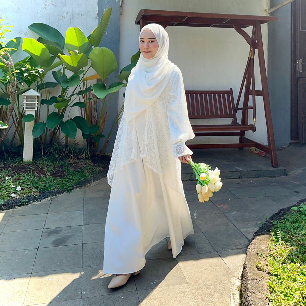 sheza dress - outer dress - Gaun Wisuda - Dress Wisuda - Dresscode Wisuda - One set inner + outer sy