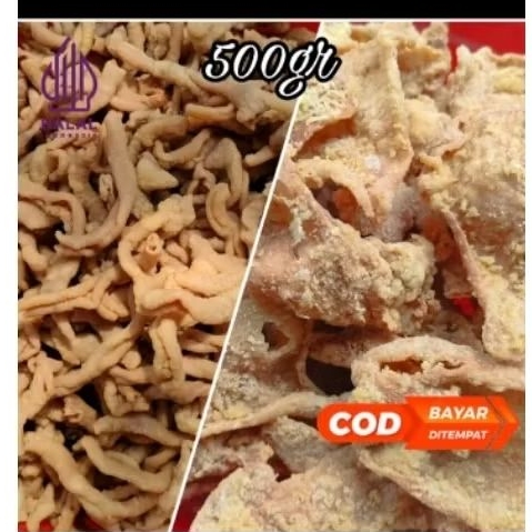 

Keripik usus crispy kulit ayam camilan renyah premium 250gr 500gr