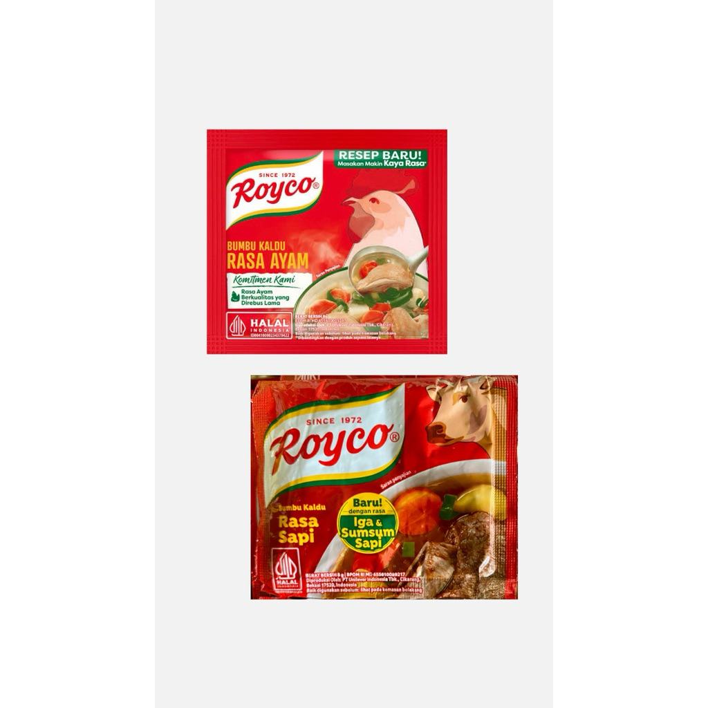 

Royco Sapi & Ayam 1 Renceng (8gr/12pcs)