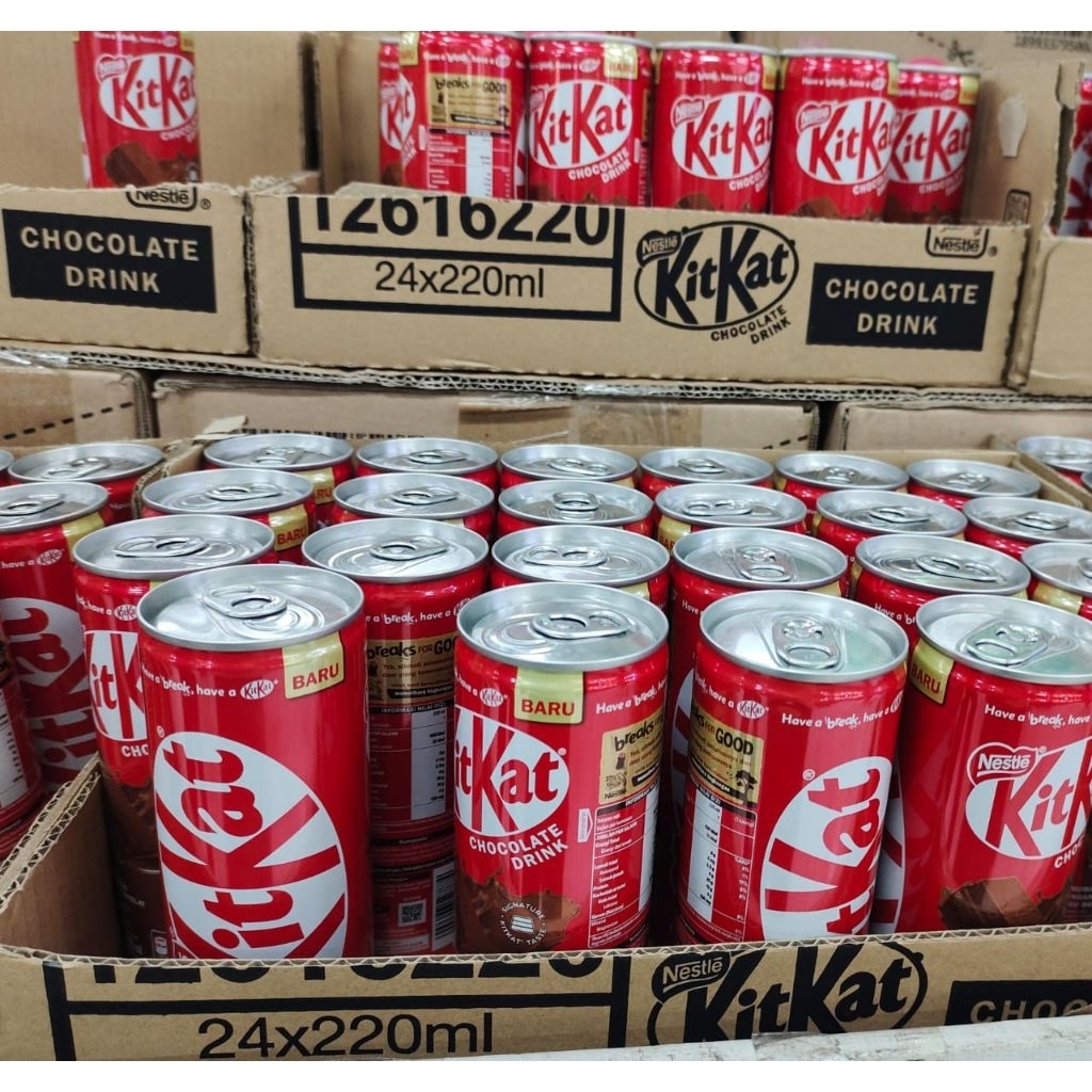 

Kitkat RTD Chocolate Drink Can 220ml 1 dus