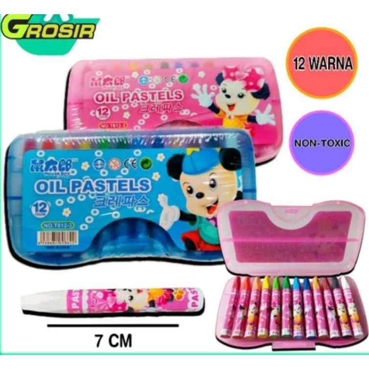 

TERMURAH Crayon Oil Pastel/Krayon 12 Warna /Krayon Oil Pastel/Crayon Warna