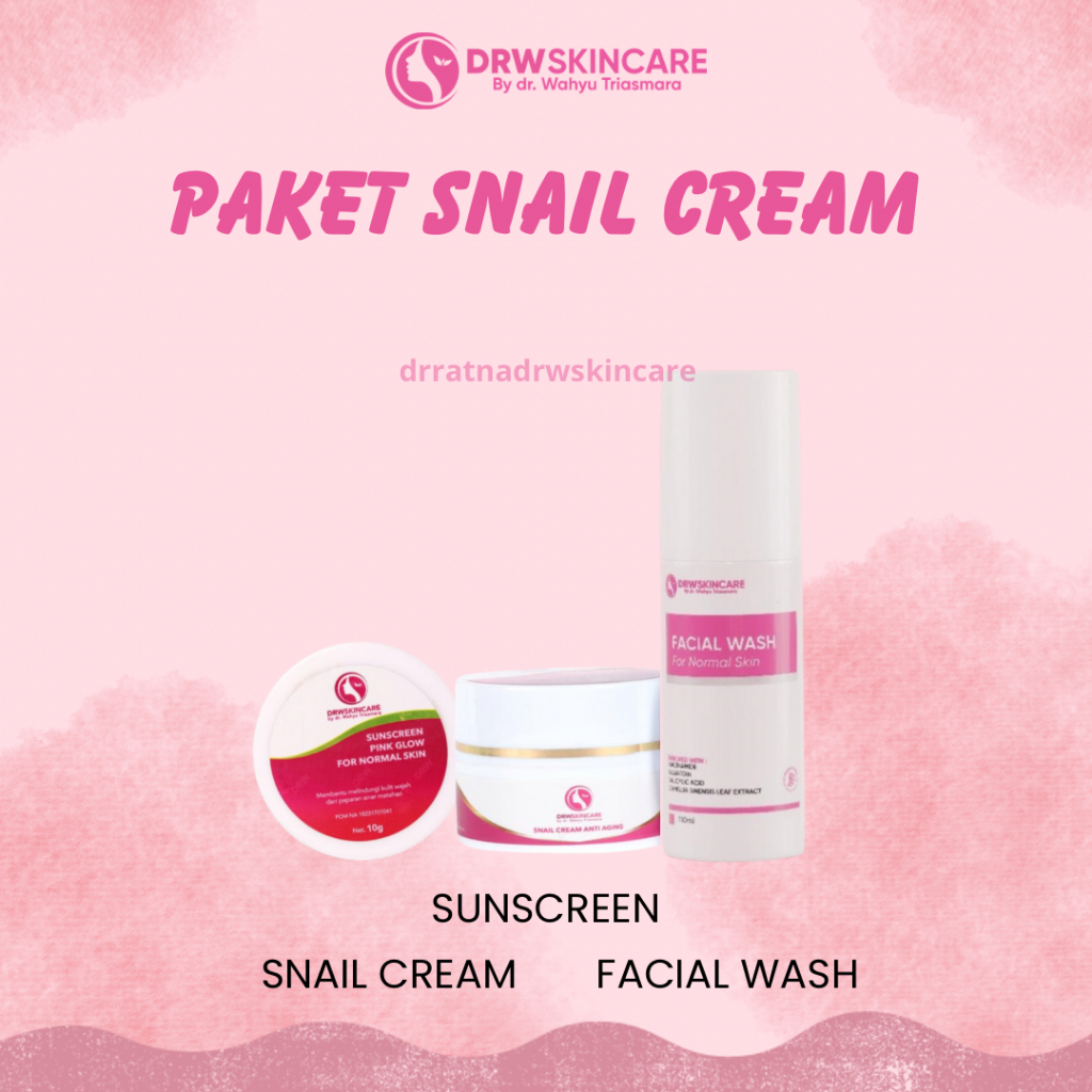 DRW Skincare - Paket Snail Cream DRW Skincare / Paket Pencerah / Paket Glowing / Paket Snail Cream /