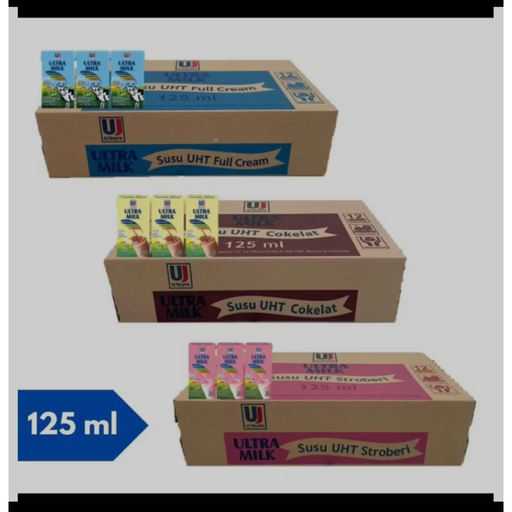 

Susu Ultra UHT karton 40pcs all varian