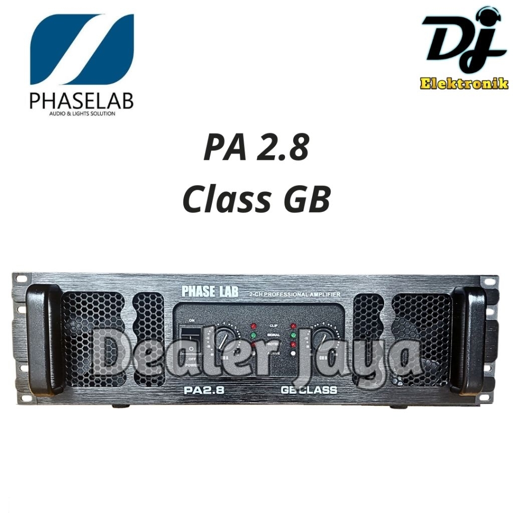 Power Amplifier Phaselab PA 2.8 / PA2.8 PRO - 2 channel Class GB (Phase Lab)